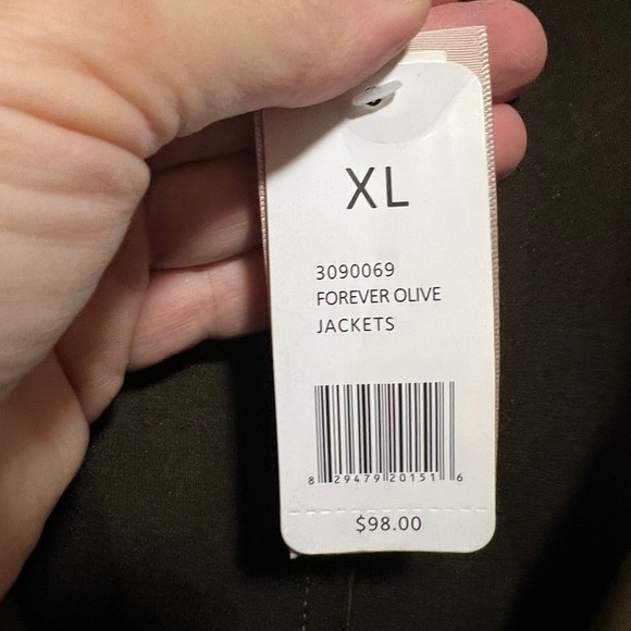 NWT Gorgeous Green Philosophy Coat XL - Picture 6 of 7